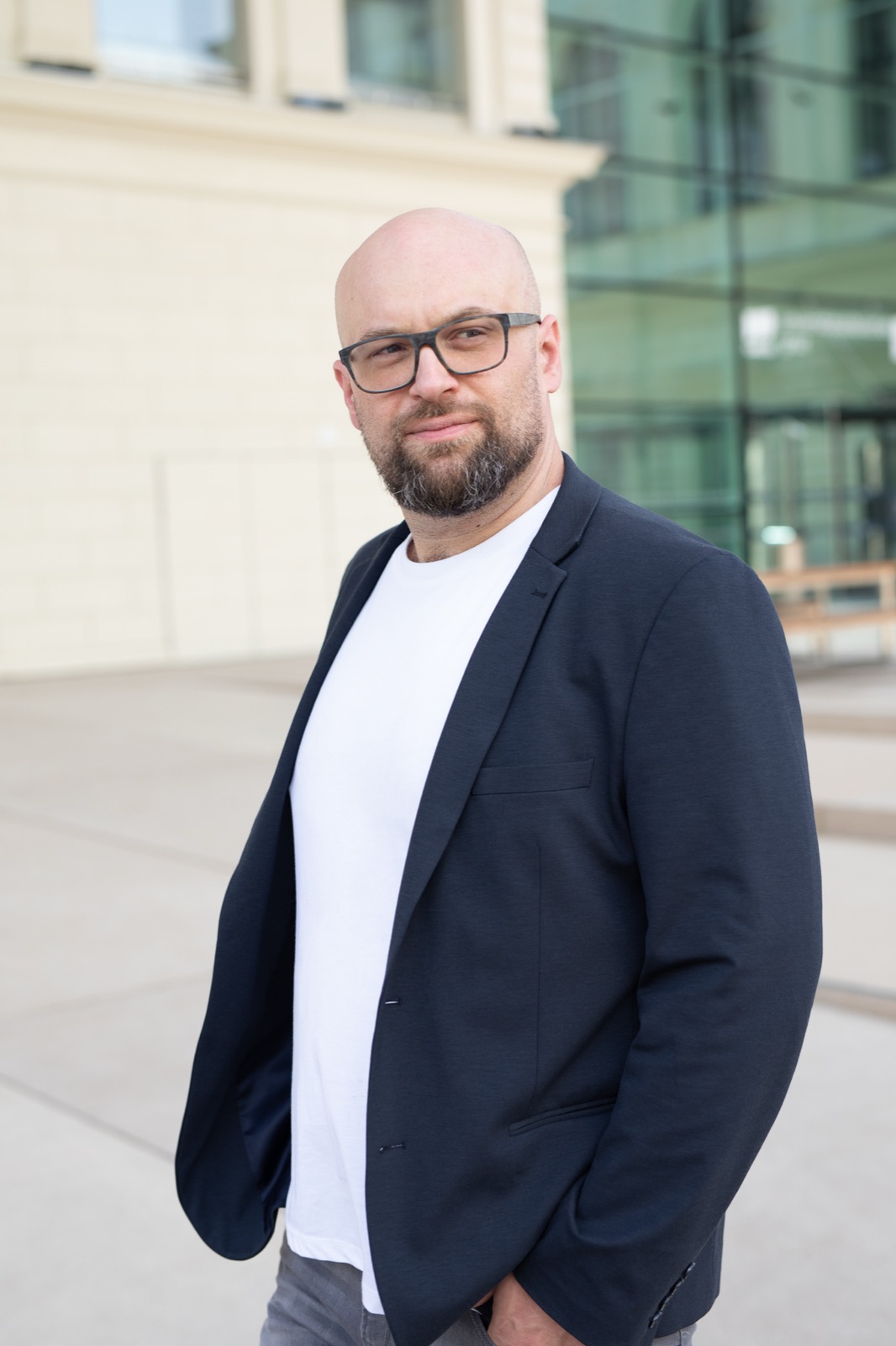 Peter Paul Beck im Blazer