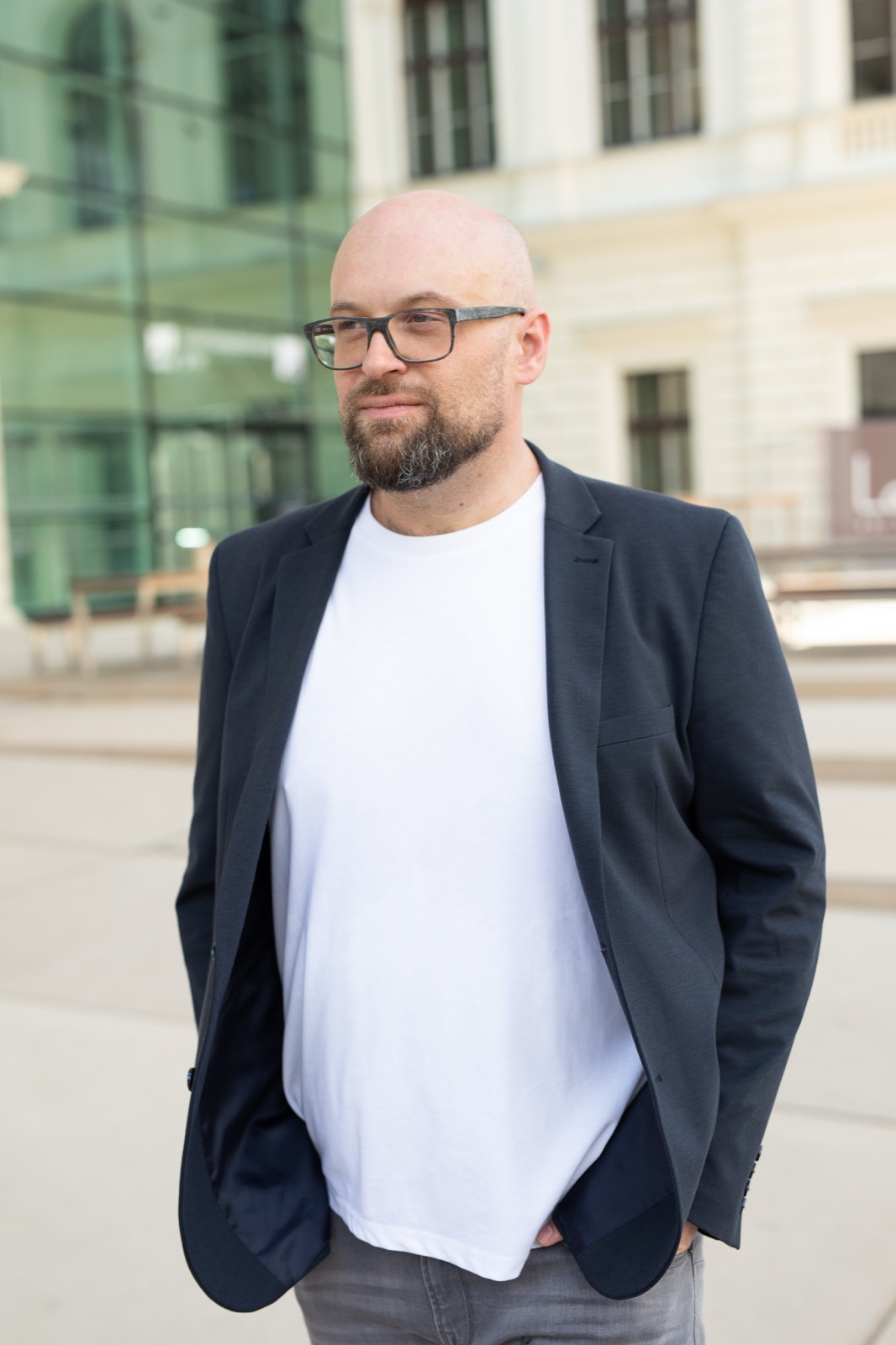 Peter Paul Beck auf der Straße